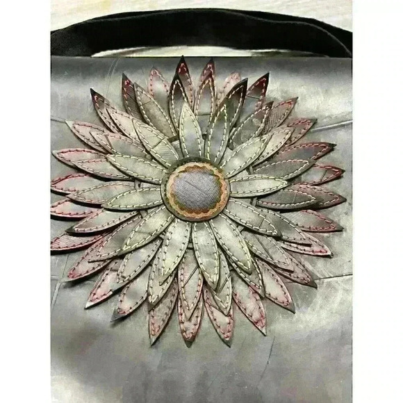 Unique Vtg Footnote By Us Rubber Shoulder Bag Recycled Rubber Made In Portugal - Picture 2 of 13